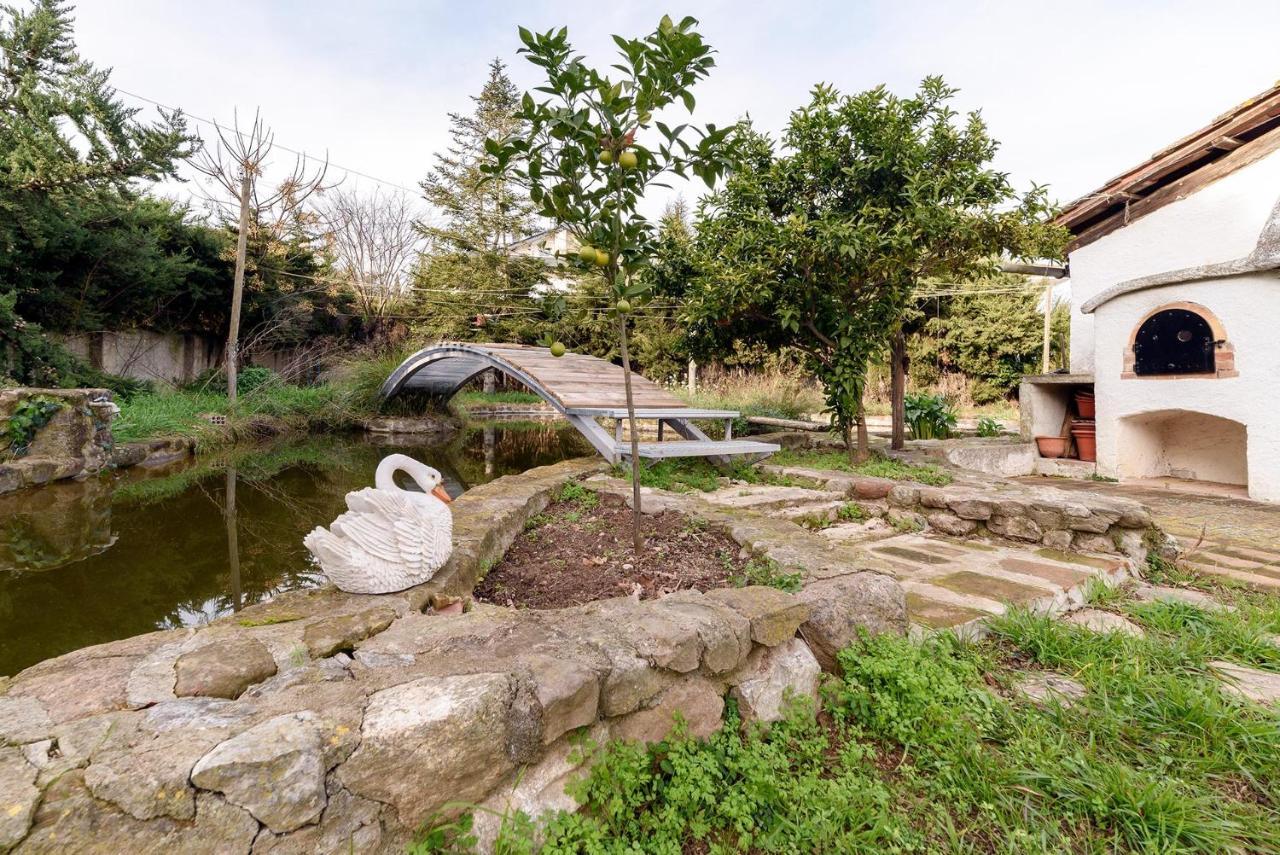 Masia Can Manent Del Bosc S XVIII Santa Eulalia de Ronsaná Exterior foto