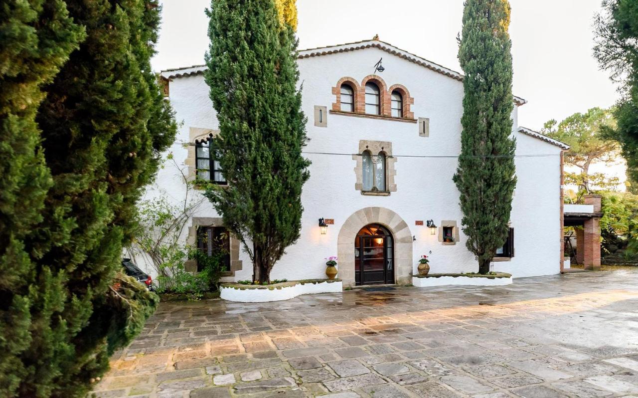 Masia Can Manent Del Bosc S XVIII Santa Eulalia de Ronsaná Exterior foto
